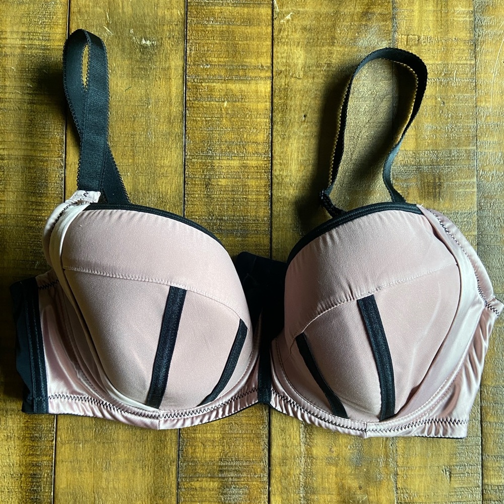 Parfait Bra 36DDD Pink and black